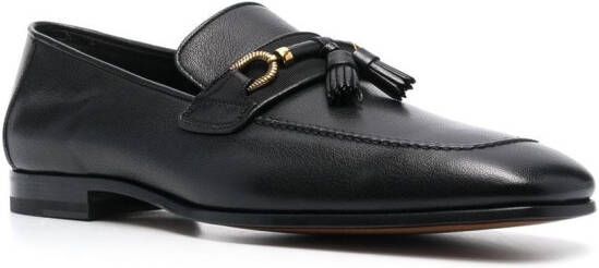 TOM FORD square-toe loafers Black