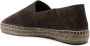 TOM FORD Barnes square-toe suede espadrilles Brown - Thumbnail 3