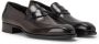 TOM FORD twist-detail burnished-leather loafers Brown - Thumbnail 2