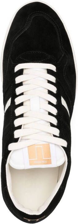 TOM FORD two-tone suede sneakers Black