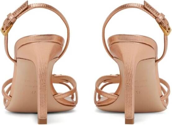 TOM FORD Whitney 85mm leather sandals Pink