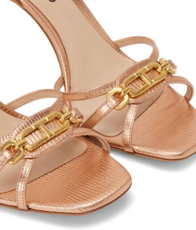 TOM FORD Whitney 85mm leather sandals Pink