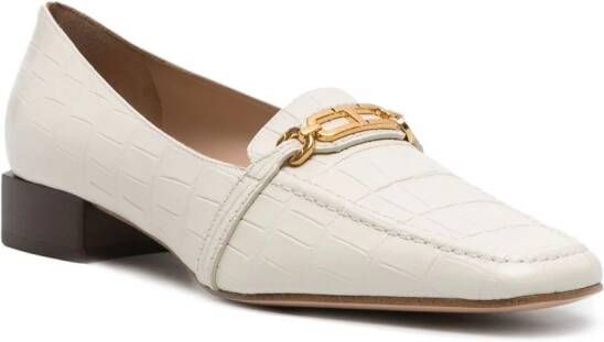 TOM FORD Whitney leather loafers White