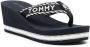 Tommy Hilfiger 65mm logo-strap wedge sandals Blue - Thumbnail 2