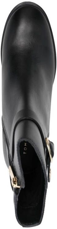 Tommy Hilfiger 70mm side buckle-detail ankle boots Black