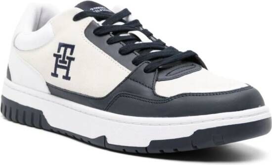 Tommy Hilfiger Basket Street suede chunky sneakers White