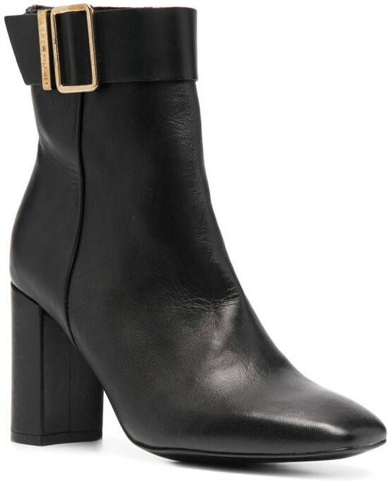 Tommy Hilfiger buckle-cuff ankle boots Black