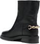 Tommy Hilfiger chain detail leather ankle boots Black - Thumbnail 3