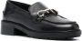 Tommy Hilfiger chain-link detail leather loafers Black - Thumbnail 2