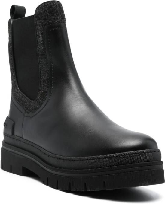 Tommy Hilfiger Chelsea felted boots Black