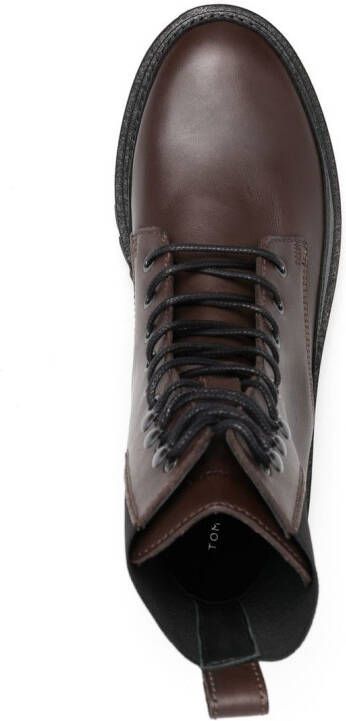 Tommy Hilfiger chunky lace-up boots Brown