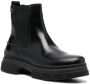 Tommy Hilfiger chunky-sole leather Chelsea boots Black - Thumbnail 2