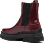 Tommy Hilfiger chunky-sole leather Chelsea boots Red - Thumbnail 3