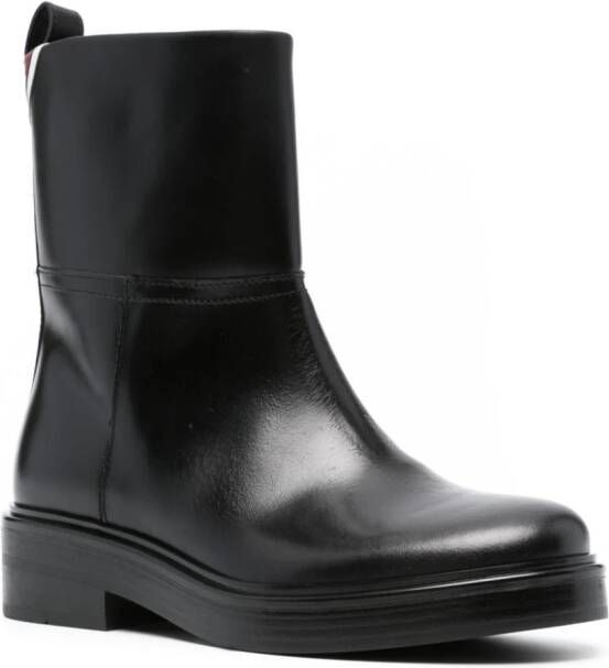 Tommy Hilfiger Cool leather ankle boots Black