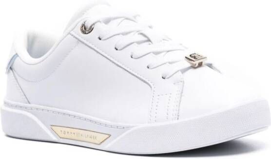 Tommy Hilfiger Court panelled leather sneakers White