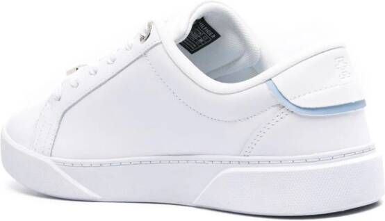 Tommy Hilfiger Court panelled leather sneakers White