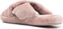 Tommy Hilfiger crossover straps faux-fur slippers Pink - Thumbnail 3