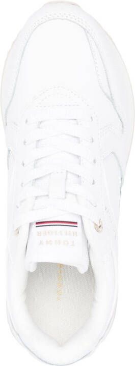 Tommy Hilfiger debossed-logo flatform sneakers White