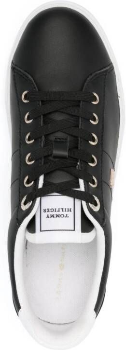 Tommy Hilfiger Elevated leather sneakers Black