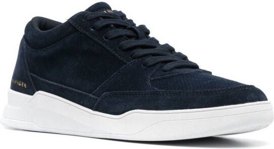 Tommy Hilfiger Elevated Mid-Cup suede sneakers Blue