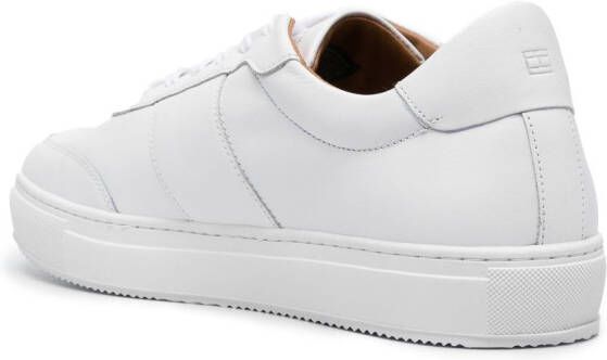 Tommy Hilfiger embossed-monogram low-top sneakers White