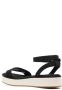 Tommy Hilfiger embroidered-logo platform sandals Black - Thumbnail 3
