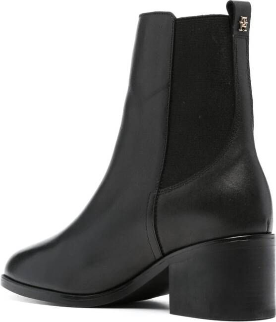 Tommy Hilfiger Essential 55mm leather ankle boots Black