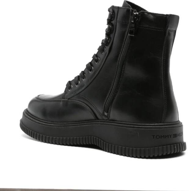 Tommy Hilfiger Everyday leather ankle boots Black