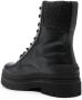 Tommy Hilfiger felted leather boots Black - Thumbnail 3
