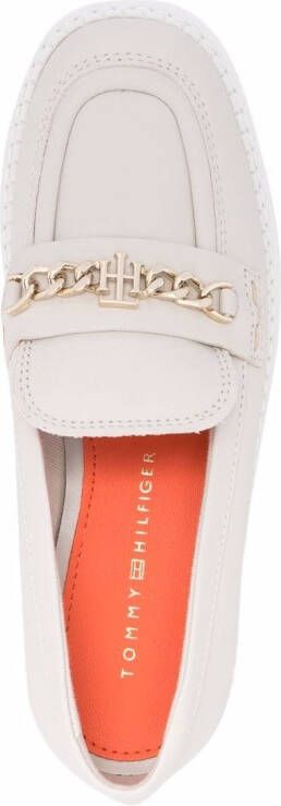Tommy Hilfiger horsebit-detail chunky loafers Neutrals