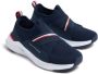 Tommy Hilfiger Junior colour-block panelled woven sneakers Blue - Thumbnail 2