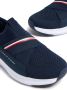 Tommy Hilfiger Junior colour-block panelled woven sneakers Blue - Thumbnail 4