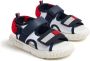 Tommy Hilfiger Junior logo-embossed touch-strap sandals White - Thumbnail 2