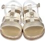 Tommy Hilfiger Junior metallic leather sandals Gold - Thumbnail 4