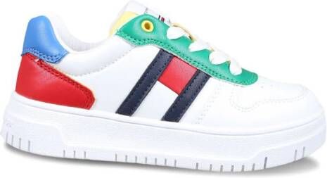 Tommy Hilfiger Junior panelled faux-leather sneakers White