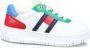 Tommy Hilfiger Junior panelled faux-leather sneakers White - Thumbnail 1