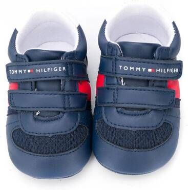 Tommy Hilfiger Junior round toe logo detail sneakers Blue