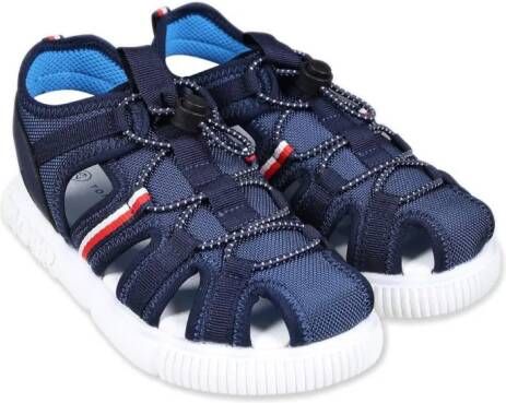 Tommy Hilfiger Junior side-stripe drawstring sandals Blue