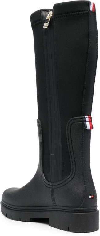 Tommy Hilfiger knee-length rain boots Black