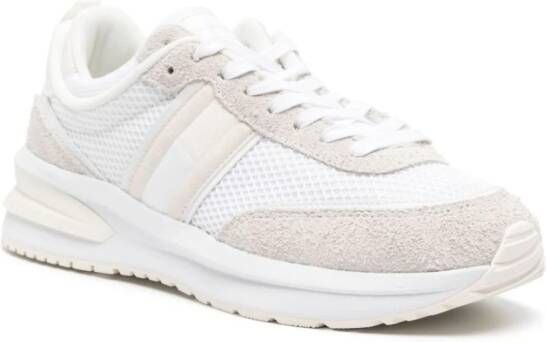 Tommy Hilfiger layered-details tonal mesh sneakers White