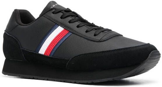 Tommy Hilfiger leather low-top sneakers Black