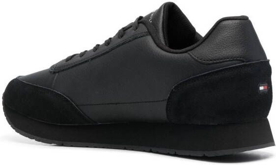 Tommy Hilfiger leather low-top sneakers Black
