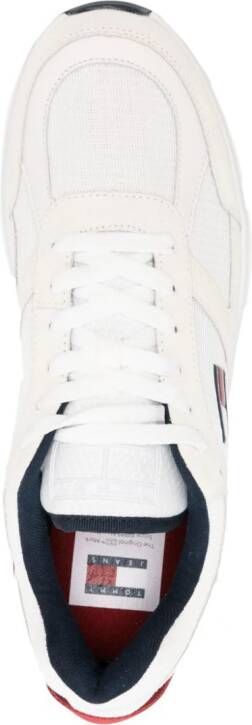 Tommy Hilfiger logo-appliqué colour-block sneakers White