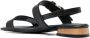 Tommy Hilfiger logo-buckle leather sandals Black - Thumbnail 3