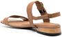 Tommy Hilfiger logo-buckle leather sandals Brown - Thumbnail 3