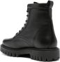 Tommy Hilfiger logo-embossed leather boots Black - Thumbnail 3