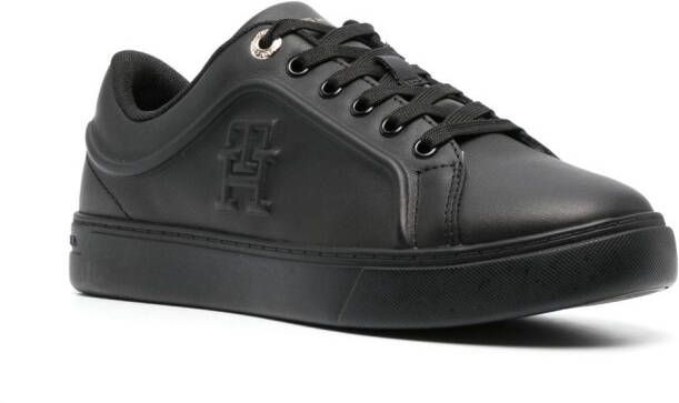 Tommy Hilfiger logo-embossed sneakers Black