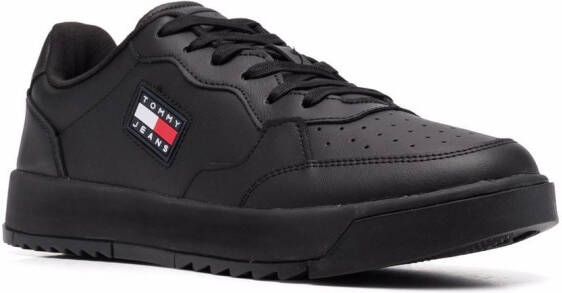 Tommy Hilfiger logo-patch low-top sneakers Black