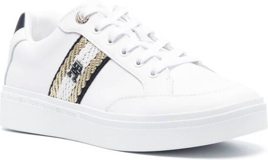 Tommy Hilfiger logo-patch low-top sneakers White