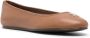 Tommy Hilfiger logo-plaque ballerina shoes Brown - Thumbnail 2